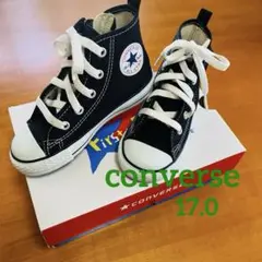❥︎⍢CONVERSE オールスター ハイカット スニーカー ブラック　17.0