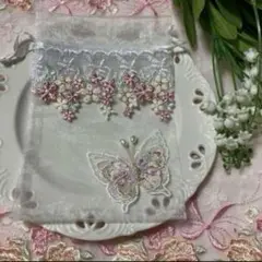 ❤︎素敵なオーガンジー巾着袋❤︎