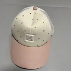 ハート模様のメッシュキャップ 52cm