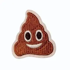 アイロン　一枚　まとめ割引　ワッペン　アップリケ　うんち　うんこ　カラー帽子