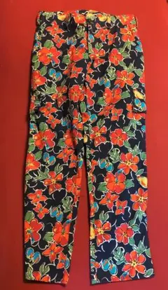 Columbiaアウトドア フラワープリントカーゴパンツ UVカット美品