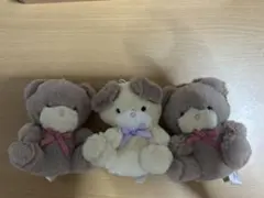 あの頃のともだちぬいぐるみ　3体