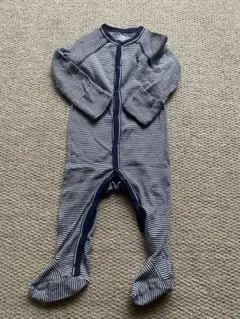 Ralph Lauren ストライプロンパース　80