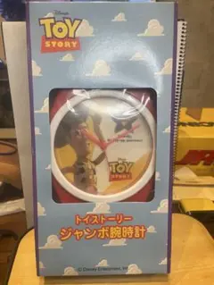 週末限定値下　トイストーリー スケボークロック ジャンボ　時計 toystory トイ・ストーリー - トイ・ストーリー 壁掛け時計 ジャンボ