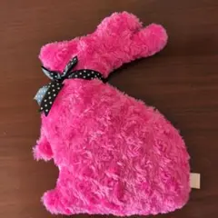 今だけお値下げ　うさぎ　クッション　インテリア　ラビット　ピンク