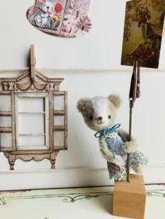 モールアニマル　ワンピースベアさん(メモスタンド) dollnodoll