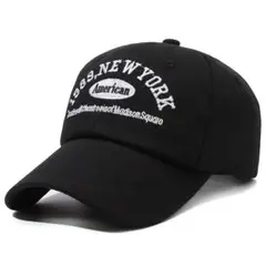 黒 韓国 新品 ロゴ 【新入荷】帽子 キャップ シンプル カジュアル