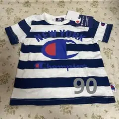 未使用 チャンピオン 90サイズ Tシャツ ボーダー