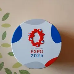 ミャクミャクの空き缶です。