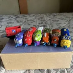 鉄道玩具セット 7両キャラクター付き