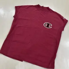 【チャンピオン】Champion バーガンディ ノースリーブTシャツMサイズ