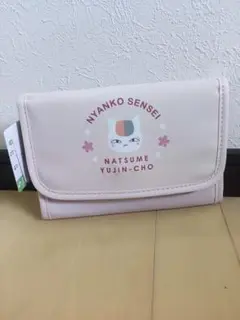 夏目友人帳 ニャンコ先生 マルチケース ピンク 新品未使用