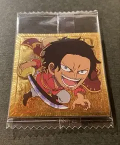 ワンピース ウエハース シール　ゴールドパラレル ロジャー