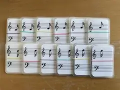 音価とドレミ／フラッシュカード(ラミネート加工) 手作り