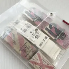 【28】素材紙 1種 メモ帳 ヴィンテージ レトロ コラージュ 海外 まとめ売り