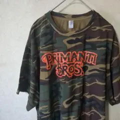 USA古着 半袖　tシャツ 迷彩　カモフラ　プリント　アメカジ L