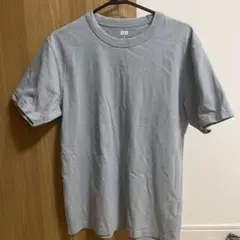 UNIQLO U Tシャツ M ブルー　グレー