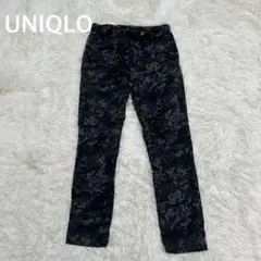 ✨ UNIQLO 裏フリースウォームイージーパンツ　迷彩柄　カモフラージュ