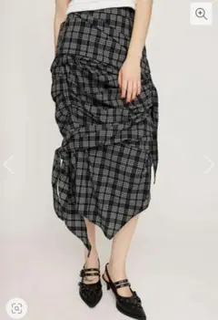 SLY TUCKED TIE スカート　チェックスカート　y2k