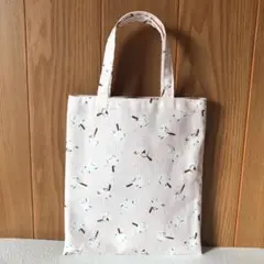 399番 ハンドメイド ミニミニぺたんこトートバッグ