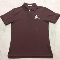 ✨希少✨ kitamura キタムラ ポロシャツ 刺繍 ブラウン М