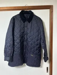 Barbour ネイビー キルティングジャケット