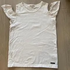 ブランシェス　140 白　tシャツ　肩出し