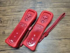 Wiiリモコンモーションプラス 2個セット【レッド】②