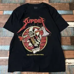 ビンテージ　USA製　古着　Superior Defense 半袖tシャツ　黒