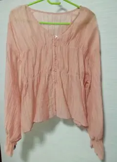 LAKOLE　2WAYシアーギャザーブラウス　未使用