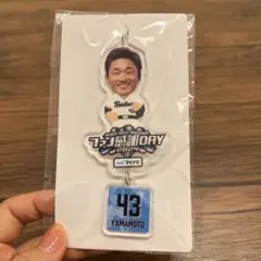 ファン感謝祭2024 swallows 山本選手 43番 アクリルキーホルダー