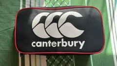 Canterbury シューズケース 黒/赤
