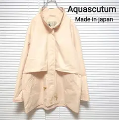 【美品!日本製】アクアスキュータム ライトブルゾン L