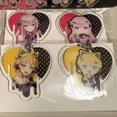 タイトーくじ 鏡音レン 巡音ルカ J賞 クリアバッジセット