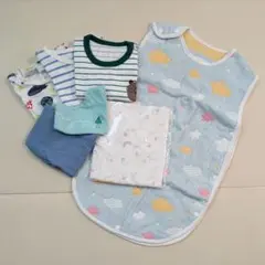 【まとめ売り】ベビー夏服 とスリーパーのセット