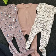 Lovedbaby ロンパース 6-9M ピンク3点セット