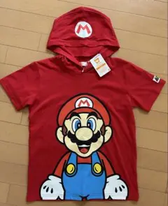 スーパーマリオ パーカー Tシャツ フード 150
