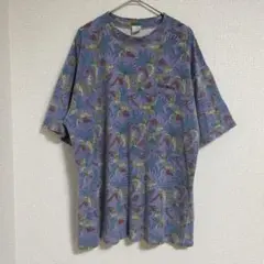 OP オーシャンパシフィック　ヴィンテージ　古着　総柄　tシャツ