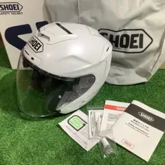 『本日限定価格』SHOEI J-FORCE2 シルキーホワイト Lサイズ SHOEI J-FORCE2 ジェットヘルメット