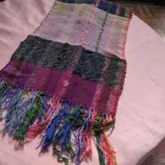 沙織おり　ハンドメイド　インテリア&マフラー143㌢