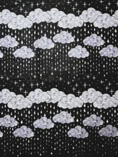 送料込み⑳Ａアフリカンプリント＊パーニュ＊キテンゲ＊アフリカンバティック＊雨粒