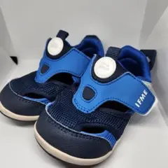 IFME キッズサンダル ネイビー/ ifme patto 青 15.0cm