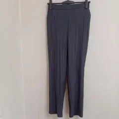 LAUTREAMONT ロートレアモン ワルツツイルパンツ ネイビー バックゴム