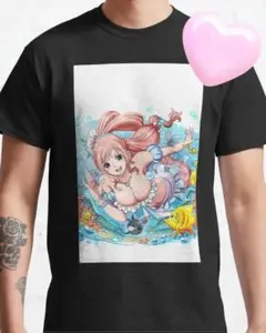 アニメキャラクター Tシャツ ブラック３XL難あり