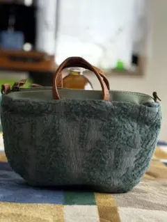 ミナペルホネン　ハンドメイドミニバッグ