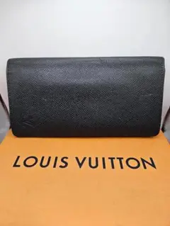 ルイヴィトン 長財布 ポルトフォイユ ロン M30541 タイガ ブラック