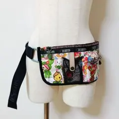 レスポーLESPORTSAC ショルダートキドキ　ウエストポーチ　ボディバッグ