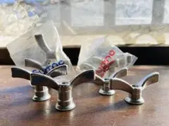 貴重☆未使用品☆スギノ SUGINO製 ウィングナット 蝶ナット 前後セット