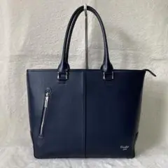 ✨極美品✨ クリケット　Cricket　トートバッグ　ビジネス　A4可　ネイビー