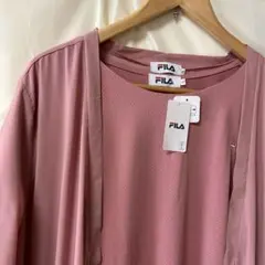 【新品タグ付】FILA カーディガン ノースリーブ 2点セット 大きいサイズ3L